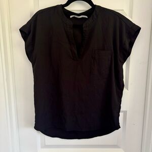 Gibson Black Blouse with Pocket